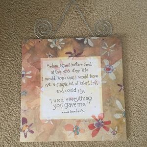 Wall sign - Christian decor